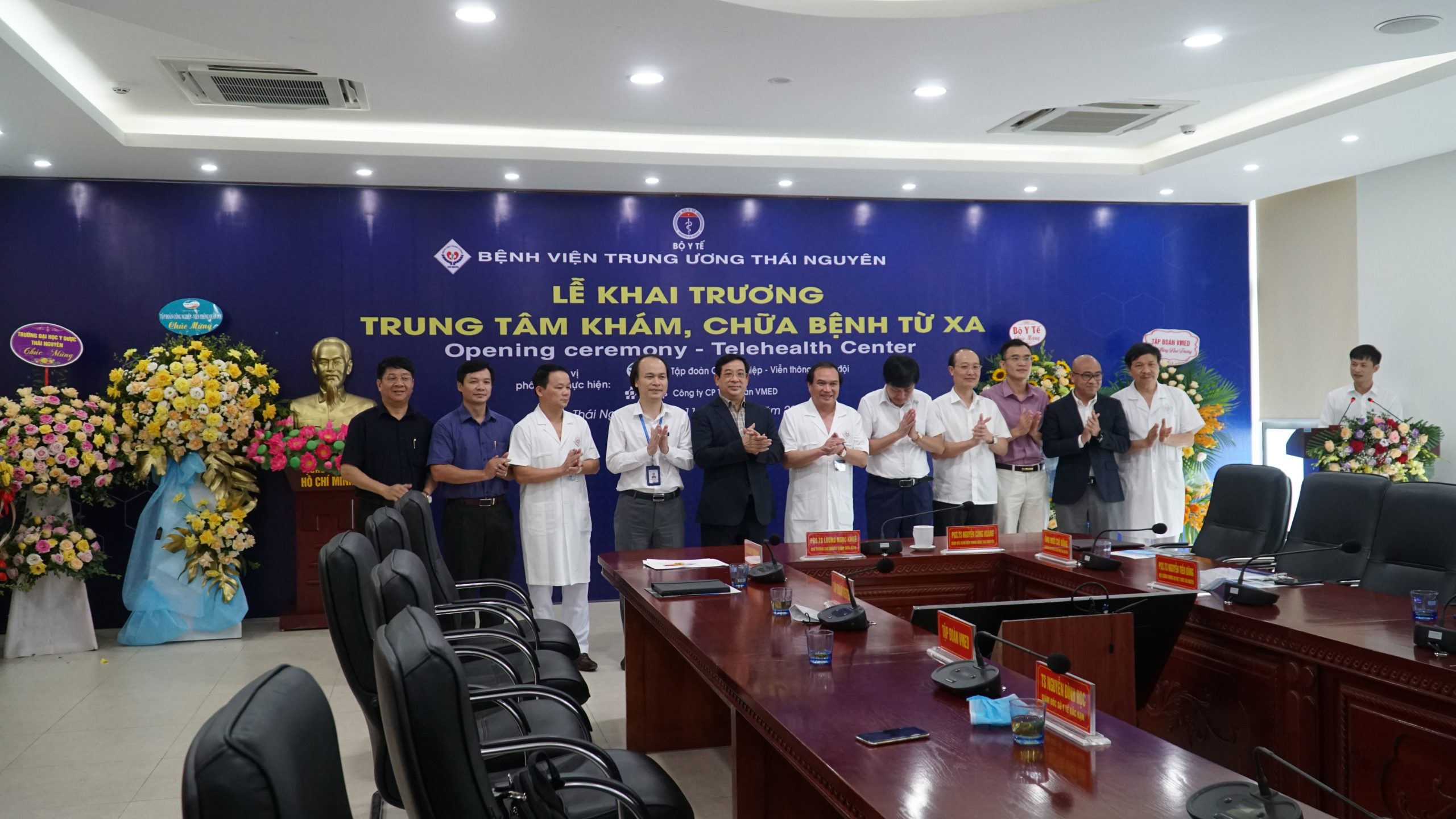 Bệnh viện Trung ương Thái Nguyên chính thức khai trương và đưa vào sử dụng Trung tâm khám chữa bệnh từ xa với sự đồng hành của VMED Group