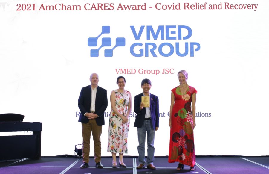 Vmed group was honored for contributions to the community in the covid-19 prevention